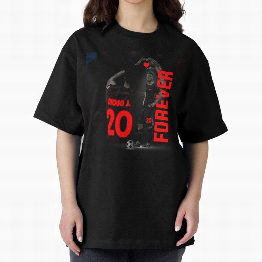 Diogo jota forever Oversized T-Shirt Turn Up for FIFA World Cup 2026 Group Stage Made for CR7 and Messi, Argentina Energy, Game Day Rituals, Football Legends, Country Pride and the Road to the Final; Ideal for Football Dads, Football Moms, Friends,