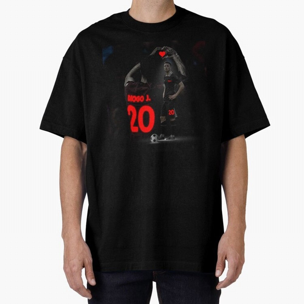 Diogo Jota poster Oversized T-Shirt Celebrate Unforgettable Nights in FIFA World Cup 2026 Group Stage Spirit, Built around Argentina, France and Brazil, CR7 and Messi, Supporter Pride, Iconic Celebrations, Legendary Names and Global Match Day