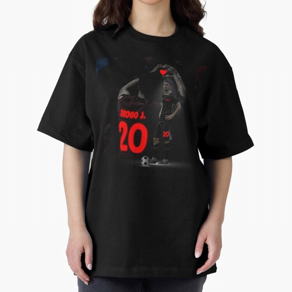 Diogo Jota poster Oversized T-Shirt Celebrate Unforgettable Nights in FIFA World Cup 2026 Group Stage Spirit, Built around Argentina, France and Brazil, CR7 and Messi, Supporter Pride, Iconic Celebrations, Legendary Names and Global Match Day