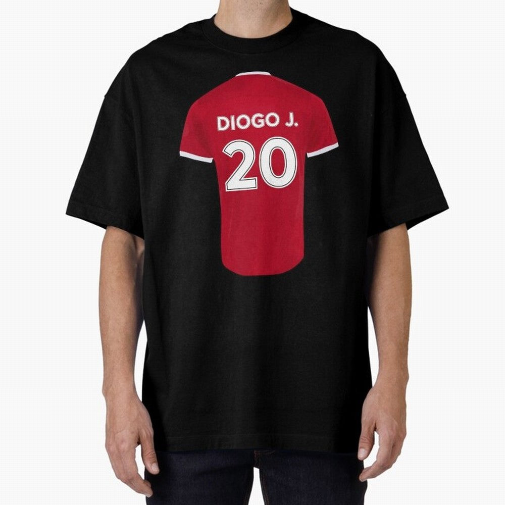 Diogo Jota jersey Oversized T-Shirt Celebrate Fan Culture around FIFA World Cup 2026 Group Stage Spirit, Centered on Portugal, Messi, Vintage Soccer Flavor, Modern Football Stars, National Flags and Final Night Emotion; Ideal for Football Dads,