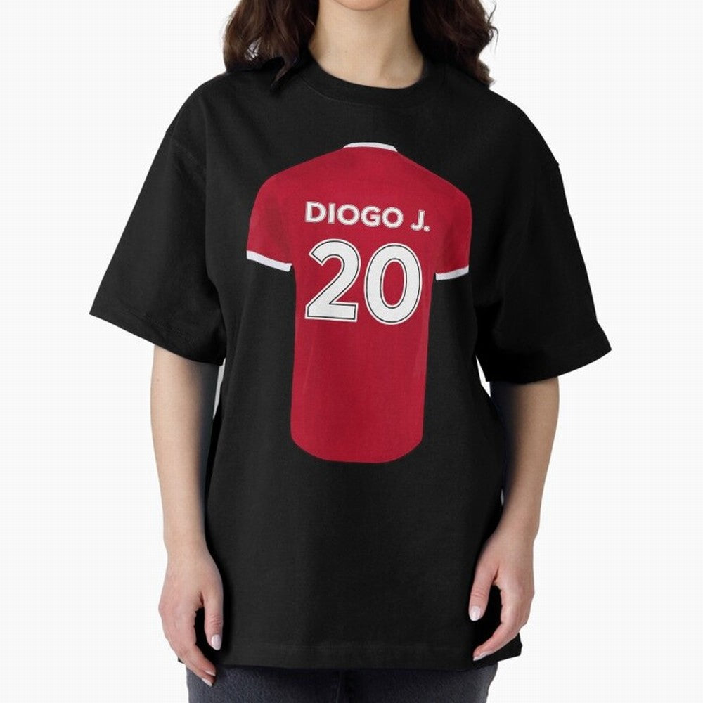Diogo Jota jersey Oversized T-Shirt Celebrate Fan Culture around FIFA World Cup 2026 Group Stage Spirit, Centered on Portugal, Messi, Vintage Soccer Flavor, Modern Football Stars, National Flags and Final Night Emotion; Ideal for Football Dads,