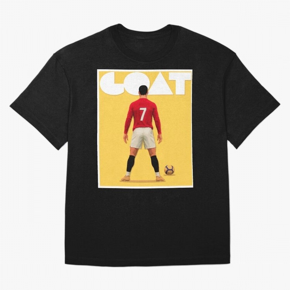 Cristiano Ronaldo Men's CR7 Football Jersey | Real Madrid GOAT Portugal Sports Shirt Fan Gift Oversized T-Shirt Share the Excitement of Match Day Hype around FIFA World Cup 2026 USA Canada Mexico, Mbappe, England, Retro Football Energy, Iconic