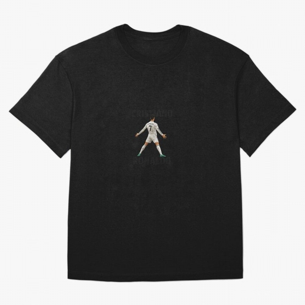 Cristiano Ronaldo ¨C Iconic Celebration Pose | Football Art Oversized T-Shirt Celebrate Rivalries and Pride in FIFA World Cup 2026 USA Canada Mexico Connected to Mbappe and Neymar, Spain Energy, Stadium Chants, National Pride, Trophy Dreams and