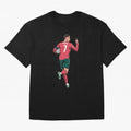 Cristiano Ronaldo Oversized T-Shirt Experience the Global Stage of Match Day Hype around FIFA World Cup 2026 USA Canada Mexico, Mbappe, Portugal, Soccer Culture, Superstar Moments, National Team Dreams and Competitive Fire; Perfect for Supporters