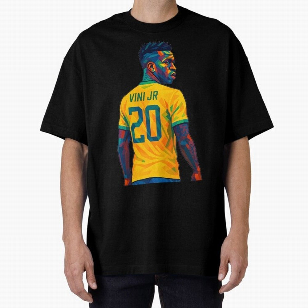 Vini Jr. Oversized T-Shirt Refresh FIFA World Cup 2026 Featuring Neymar, Germany Energy, Stadium Memories, Football Loyalty, International Chants and Championship Tradition; Great for Watch Parties, Sports Bars, Family Nights, Fan Clubs and