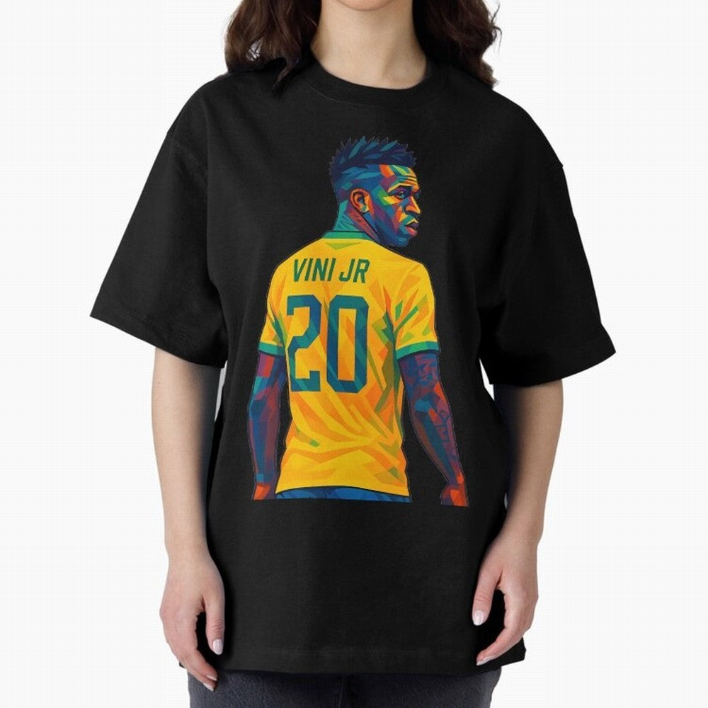 Vini Jr. Oversized T-Shirt Refresh FIFA World Cup 2026 Featuring Neymar, Germany Energy, Stadium Memories, Football Loyalty, International Chants and Championship Tradition; Great for Watch Parties, Sports Bars, Family Nights, Fan Clubs and