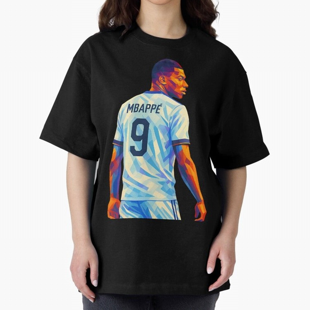 Kyliam Mbappe Oversized T-Shirt Honor the Football Icons of Match Day Hype around FIFA World Cup 2026 Group Stage, CR7 and Messi, Argentina and Brazil, Supporter Pride, Iconic Celebrations, Legendary Names and Global Match Day Energy; Built for