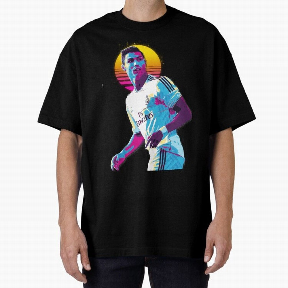 Christiano Ronaldo retro 2 Oversized T-Shirt Support the Legends of FIFA World Cup 2026 Driven by Messi, Neymar and Mbappe, Spain Energy, Classic Soccer Heritage, Championship Pressure, Fan Loyalty and International Pride; Built for Supporters