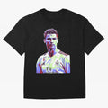 Ronaldo - retro Oversized T-Shirt Make Every Kick Count in Match Day Hype around FIFA World Cup 2026 USA Canada Mexico, Haaland, Germany, Fan Favorite Moments, National Team Passion, Big Match Drama and Soccer History; Great for Supporters Who Love