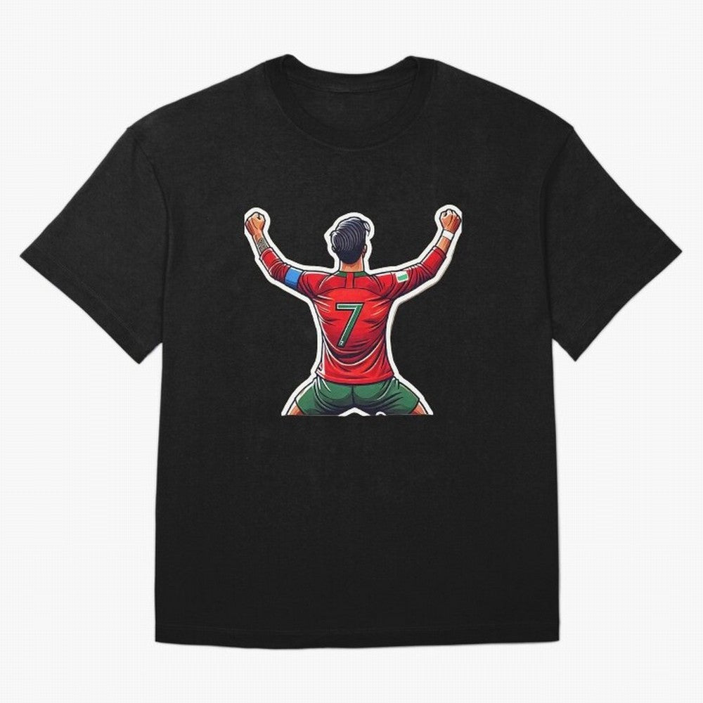 Ronaldo 7 Oversized T-Shirt Show Fan Pride Across the FIFA World Cup 2026 Journey through Haaland and Mbappe Highlights, England, France and Netherlands Pride, Global Supporter Spirit, Legendary Goals, National Colors and Tournament Celebration;