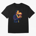 Ronaldinho Wpap Art Oversized T-Shirt Show Up for the Glory of FIFA World Cup 2026 USA Canada Mexico for Fans of Cristiano Ronaldo and Spain, Bringing Championship Spirit, Famous Goals, Roaring Crowds and International Football Unity; Perfect for