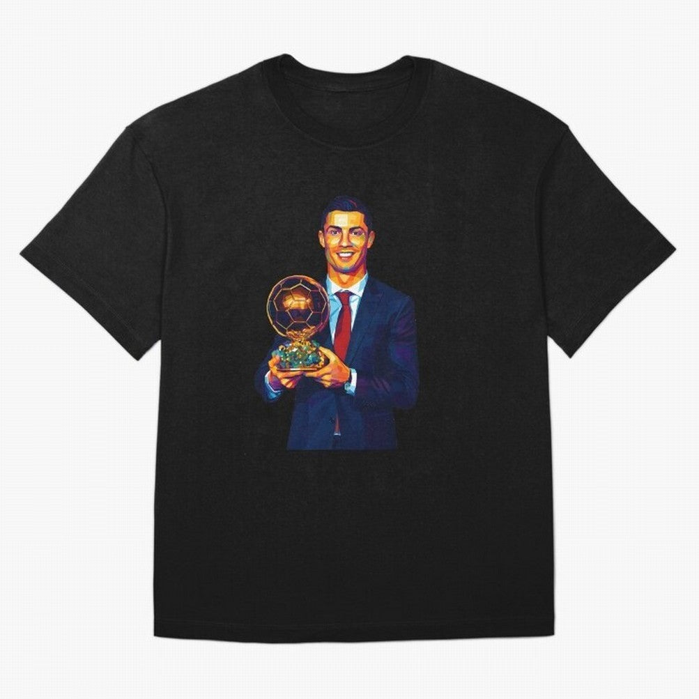 Cristiano Ronaldo Wpap Art Oversized T-Shirt Experience the Global Stage of Global Football Passion for FIFA World Cup 2026 USA Canada Mexico, Capturing Mbappe, Germany, Championship Spirit, Famous Goals, Roaring Crowds and International Football