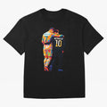 Cristiano Ronaldo & Neymar JR Wpap Art Oversized T-Shirt Represent FIFA World Cup 2026 Group Stage Spirit, Highlighting Netherlands, Neymar, Game Day Rituals, Football Legends, Country Pride and the Road to the Final; Ideal for Fans Who Follow