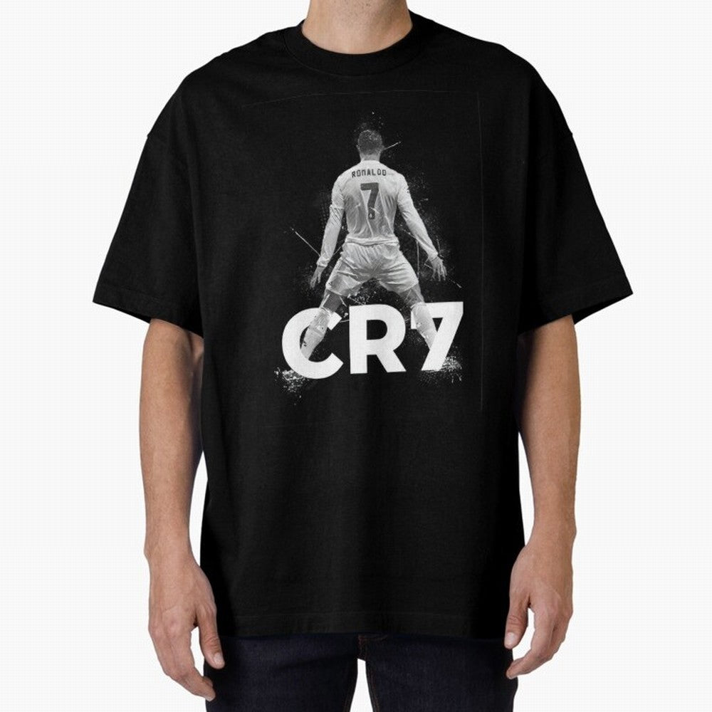 CR7 Oversized T-Shirt Feel the Roar of Match Day Hype around FIFA World Cup 2026, Messi and Cristiano Ronaldo, Argentina and Brazil, Football History, Final Match Energy, Crowd Noise and Once in a Lifetime Moments; Built for Supporters Chasing