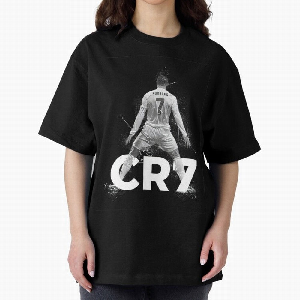 CR7 Oversized T-Shirt Feel the Roar of Match Day Hype around FIFA World Cup 2026, Messi and Cristiano Ronaldo, Argentina and Brazil, Football History, Final Match Energy, Crowd Noise and Once in a Lifetime Moments; Built for Supporters Chasing