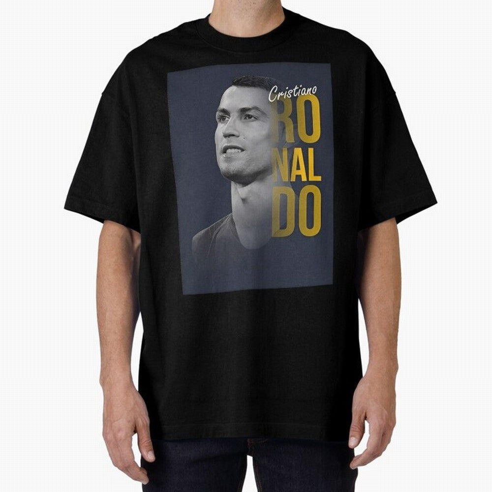 CR7 Oversized T-Shirt Capture Stadium Memories from the FIFA World Cup 2026 Journey through Mbappe Highlights, Argentina and Brazil Pride, Stadium Chants, National Pride, Trophy Dreams and Unforgettable Football Memories; Perfect for People Who