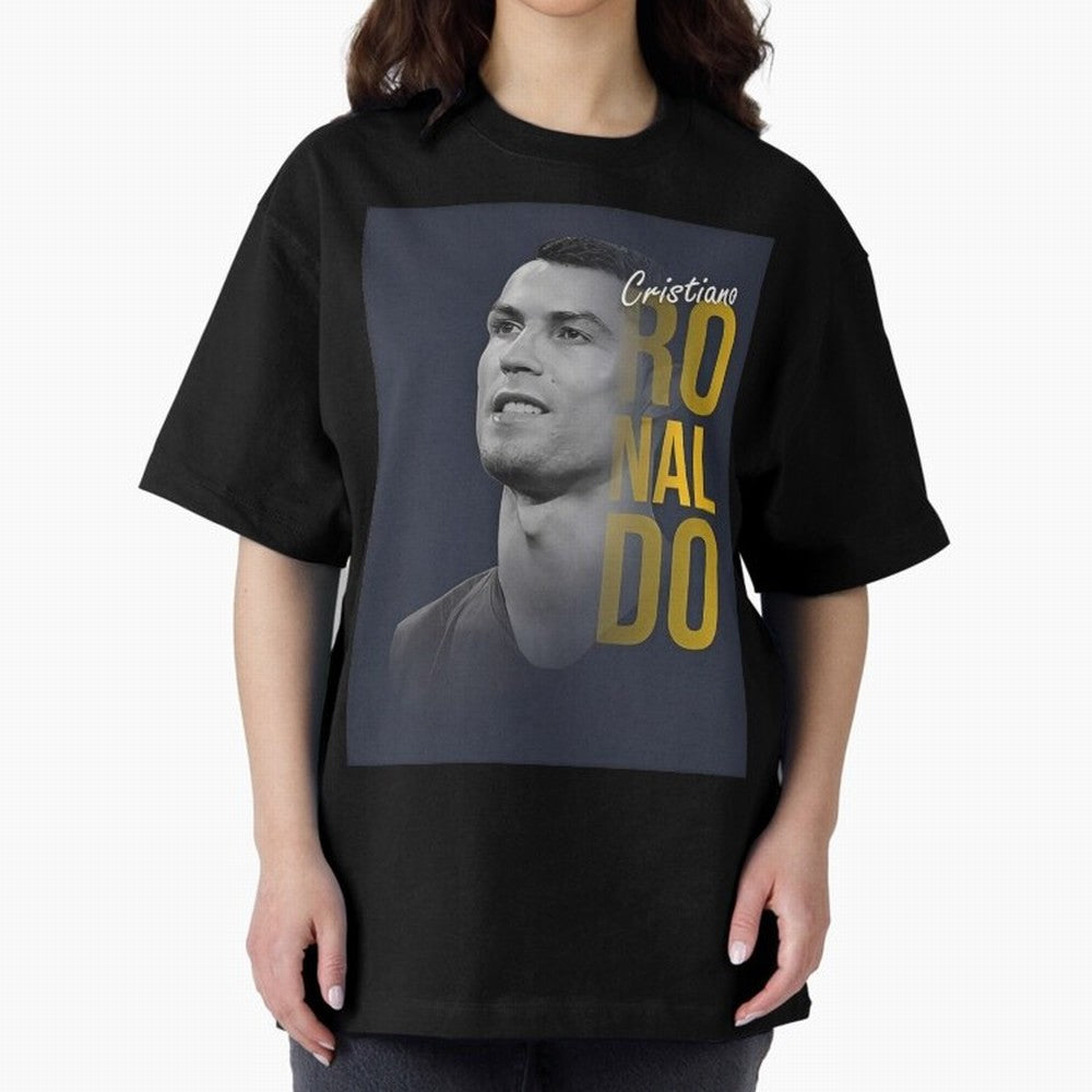 CR7 Oversized T-Shirt Capture Stadium Memories from the FIFA World Cup 2026 Journey through Mbappe Highlights, Argentina and Brazil Pride, Stadium Chants, National Pride, Trophy Dreams and Unforgettable Football Memories; Perfect for People Who