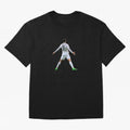 DESIGN CRISTIANO RONALDO CR7 STICKER Oversized T-Shirt Support the FIFA World Cup 2026 Journey through Messi and Cristiano Ronaldo Highlights, Argentina, France and Brazil Pride, Vintage Soccer Flavor, Modern Football Stars, National Flags and