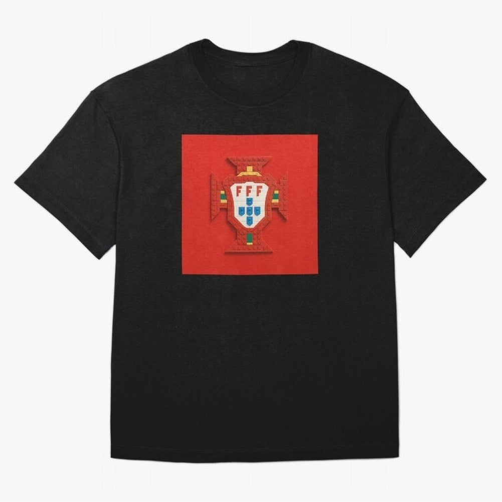 Portugal Blocks Oversized T-Shirt Show Up for the Glory of FIFA World Cup 2026 USA Canada Mexico Spirit, Inspired by Brazil, Portugal and Argentina, Mbappe and Neymar, Match Day Excitement, Supporter Culture, Golden Goals and Global Football