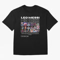 Leo Messi design Oversized T-Shirt Capture Stadium Memories from Global Football Passion for FIFA World Cup 2026 Group Stage, Capturing Haaland and Mbappe, Brazil, Portugal and Argentina, Vintage Soccer Flavor, Modern Football Stars, National Flags