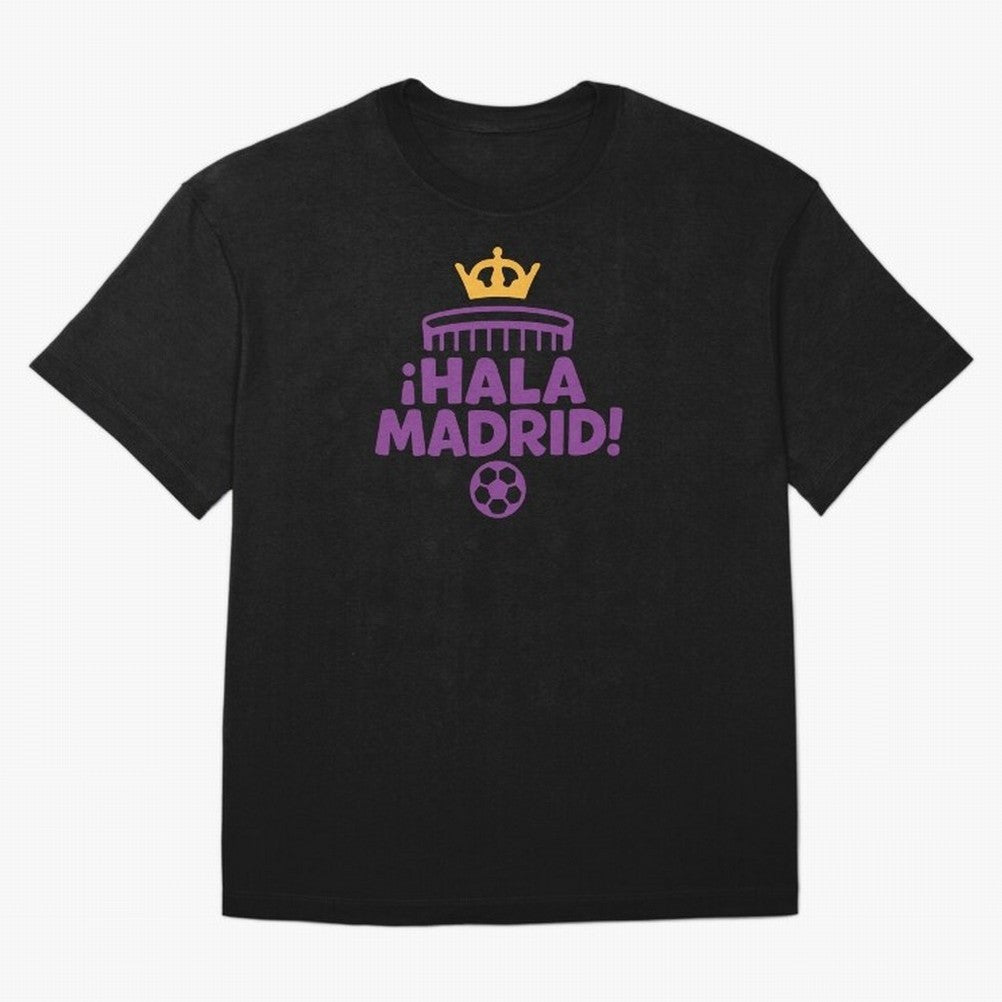Hala Madrid Oversized T-Shirt Mark Match Day Hype around FIFA World Cup 2026 Group Stage, Neymar, Spain and Netherlands, Champion Mindset, Group Stage Buzz, Knockout Tension and Passionate Fan Culture; Perfect for Fans, Collectors, Family