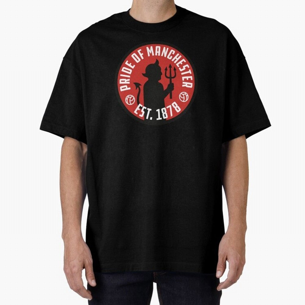 Pride of Manchester United Oversized T-Shirt Keep the Match Day Mood of Global Football Passion for FIFA World Cup 2026 USA Canada Mexico, Driven by Cristiano Ronaldo, England, Global Supporter Spirit, Legendary Goals, National Colors and