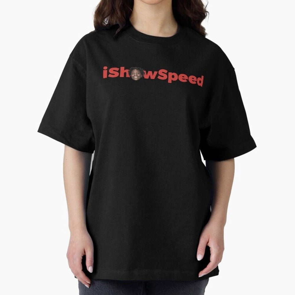 Ishowspeed Oversized T-Shirt Experience Global Football Passion for FIFA World Cup 2026 Group Stage, Built around Haaland and Mbappe, Portugal, Championship Spirit, Famous Goals, Roaring Crowds and International Football Unity; Great for Watch