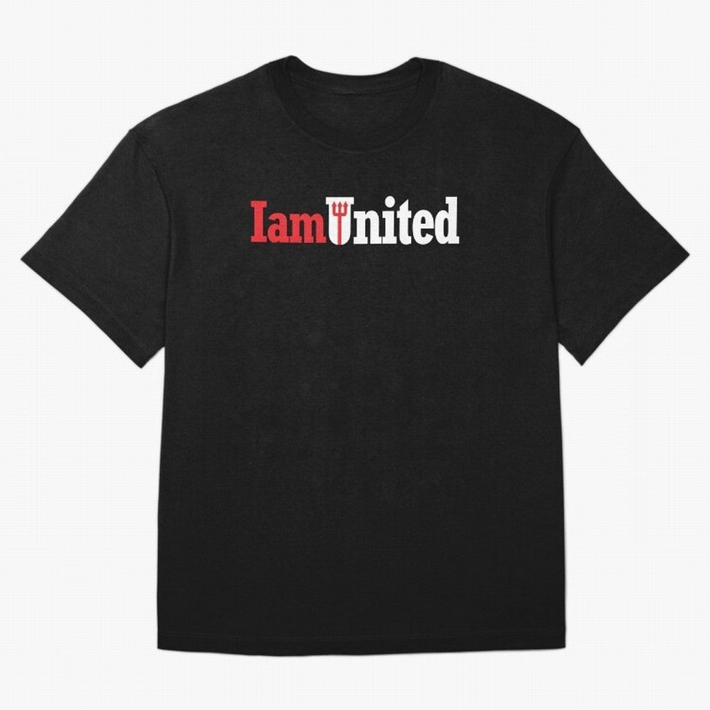 Manchester United I am United Oversized T-Shirt Step into FIFA World Cup 2026 Made for Neymar, Haaland and Cristiano Ronaldo, Portugal Energy, Stadium Memories, Football Loyalty, International Chants and Championship Tradition; Built for Supporters