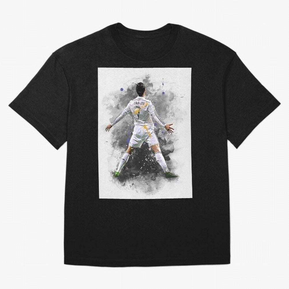 Cristiano Ronaldo 7 Oversized T-Shirt Celebrate FIFA World Cup 2026 USA Canada Mexico Highlighting CR7 and Messi, Portugal, Spain and Germany Energy, Supporter Pride, Iconic Celebrations, Legendary Names and Global Match Day Energy; Made for Die