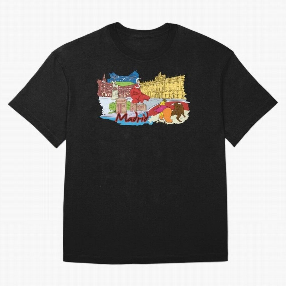 Madrid Oversized T-Shirt Show Championship Spirit for Global Football Passion for FIFA World Cup 2026 Group Stage, Inspired by CR7, Spain, Supporter Pride, Iconic Celebrations, Legendary Names and Global Match Day Energy; Ideal for Fans Who Follow