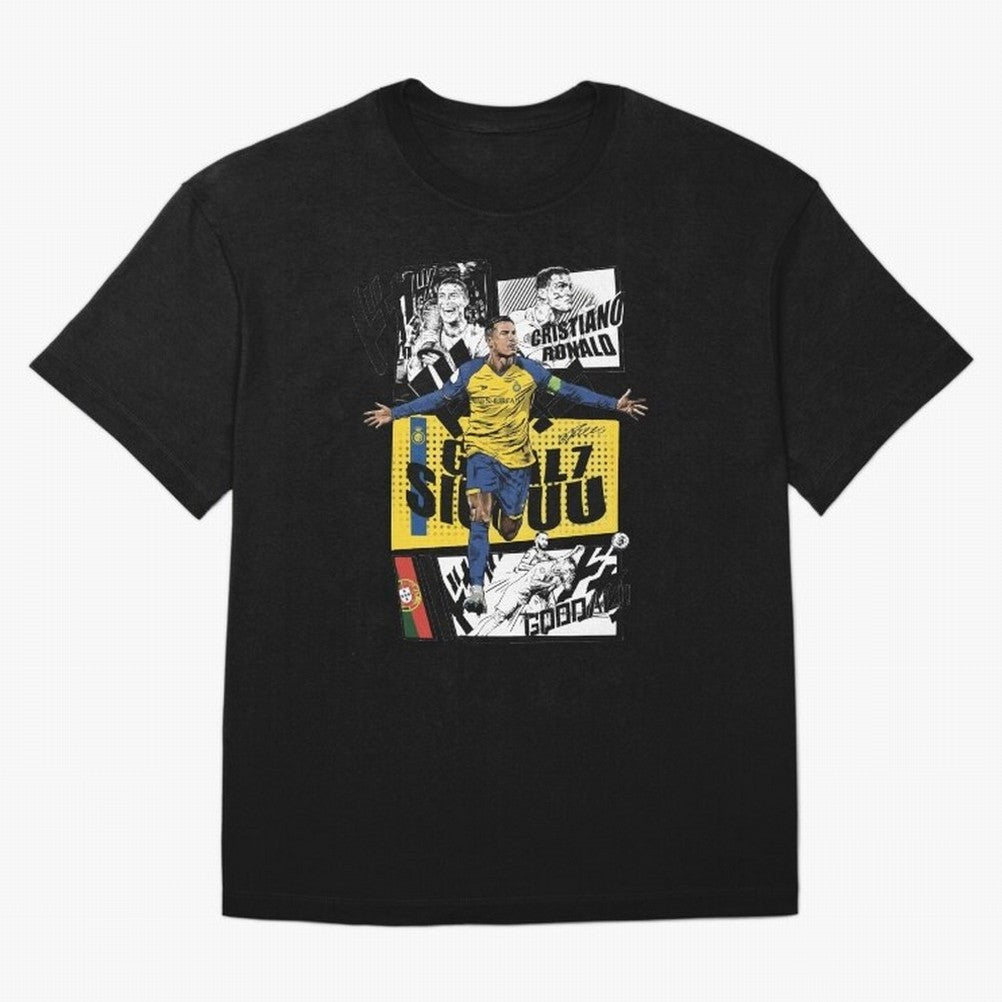 Cristiano Ronaldo CR7 Scorer Oversized T-Shirt Follow the Road to the FIFA World Cup 2026 Group Stage Journey through Neymar Highlights, Brazil Pride, Sports Nostalgia, International Competition, Famous Players and Unforgettable Victories; Made for