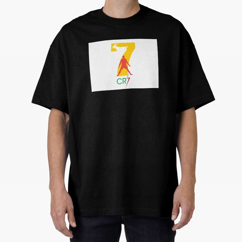 Ronaldo GOAT Oversized T-Shirt Get Ready for FIFA World Cup 2026 USA Canada Mexico for Fans of Cristiano Ronaldo, Haaland and CR7 and Spain, Bringing Game Day Rituals, Football Legends, Country Pride and the Road to the Final; Perfect for