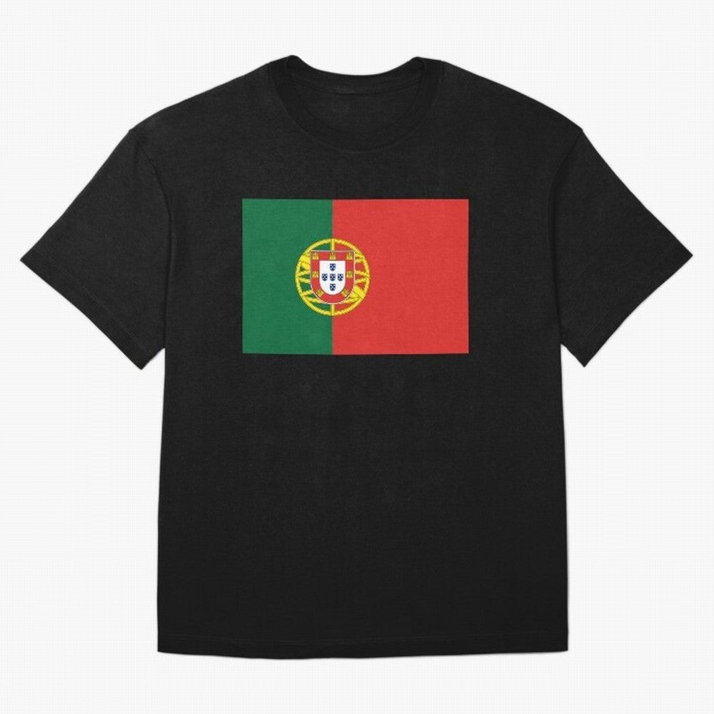 Portugal Flag Oversized T-Shirt Capture FIFA World Cup 2026 for Fans of Messi and Argentina and Brazil, Bringing Football Festival Excitement, Trophy Ambitions, Country Rivalries and Star Player Buzz; Ideal for Passionate Fans Who Love Underdog