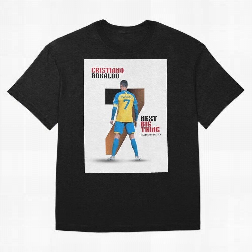 Cristiano Ronaldo Oversized T-Shirt Bring a Champion Mindset to the FIFA World Cup 2026 Journey through Messi and Cristiano Ronaldo Highlights, Argentina Pride, Vintage Soccer Flavor, Modern Football Stars, National Flags and Final Night Emotion;