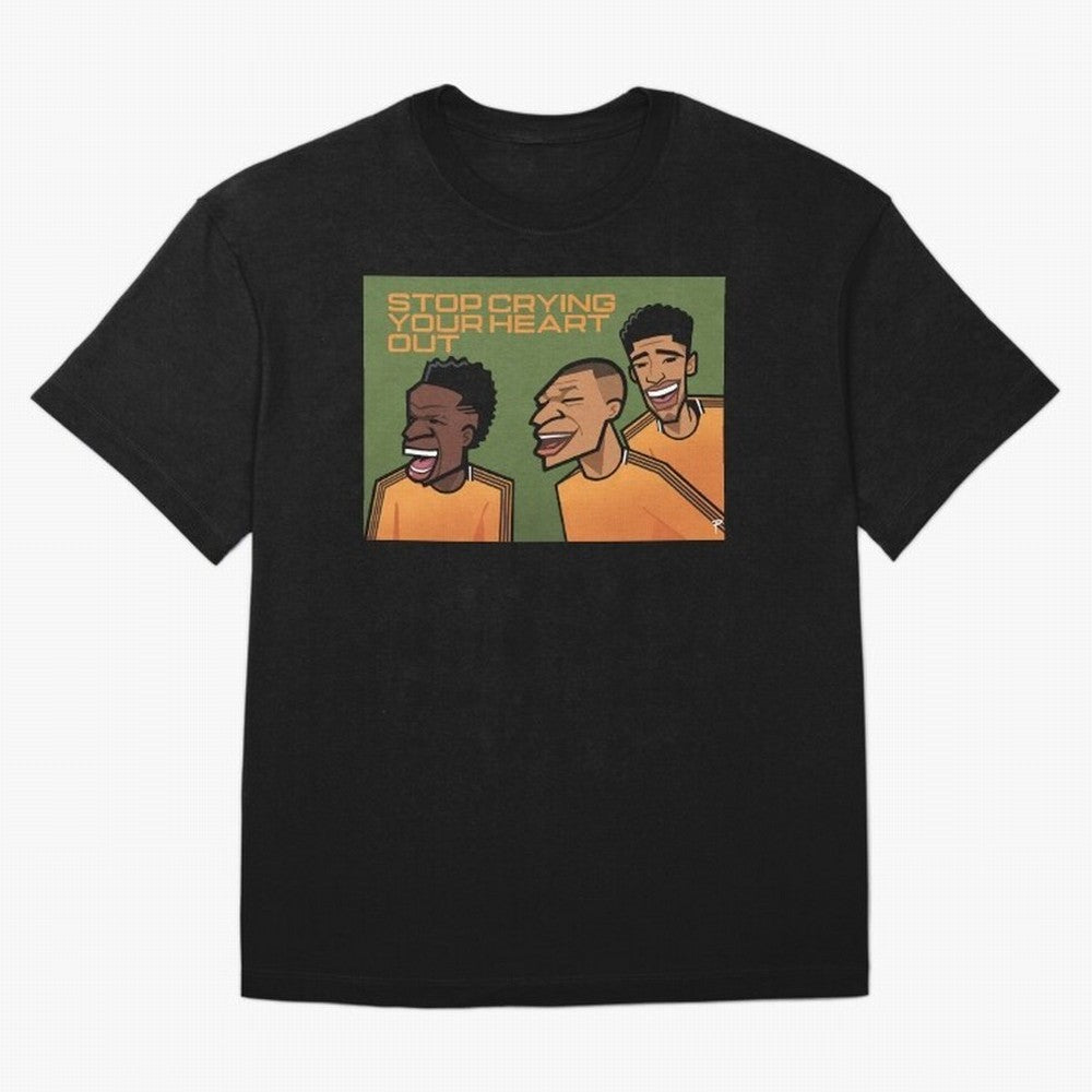 stop crying your heart out Oversized T-Shirt Create Global Football Passion for FIFA World Cup 2026, Highlighting Cristiano Ronaldo, Haaland and CR7, England and Germany, Soccer Culture, Superstar Moments, National Team Dreams and Competitive Fire;