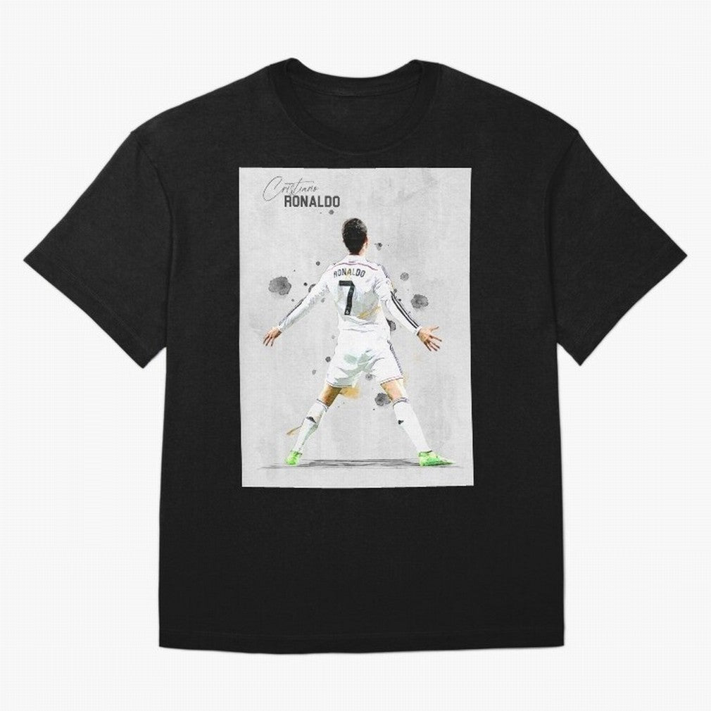 RM Legend Player Ronaldo Oversized T-Shirt Fuel FIFA World Cup 2026 for Fans of Cristiano Ronaldo and England, France and Netherlands, Bringing Stadium Chants, National Pride, Trophy Dreams and Unforgettable Football Memories; Great for Supporters