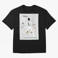 RM Legend Player Ronaldo Oversized T-Shirt Fuel FIFA World Cup 2026 for Fans of Cristiano Ronaldo and England, France and Netherlands, Bringing Stadium Chants, National Pride, Trophy Dreams and Unforgettable Football Memories; Great for Supporters
