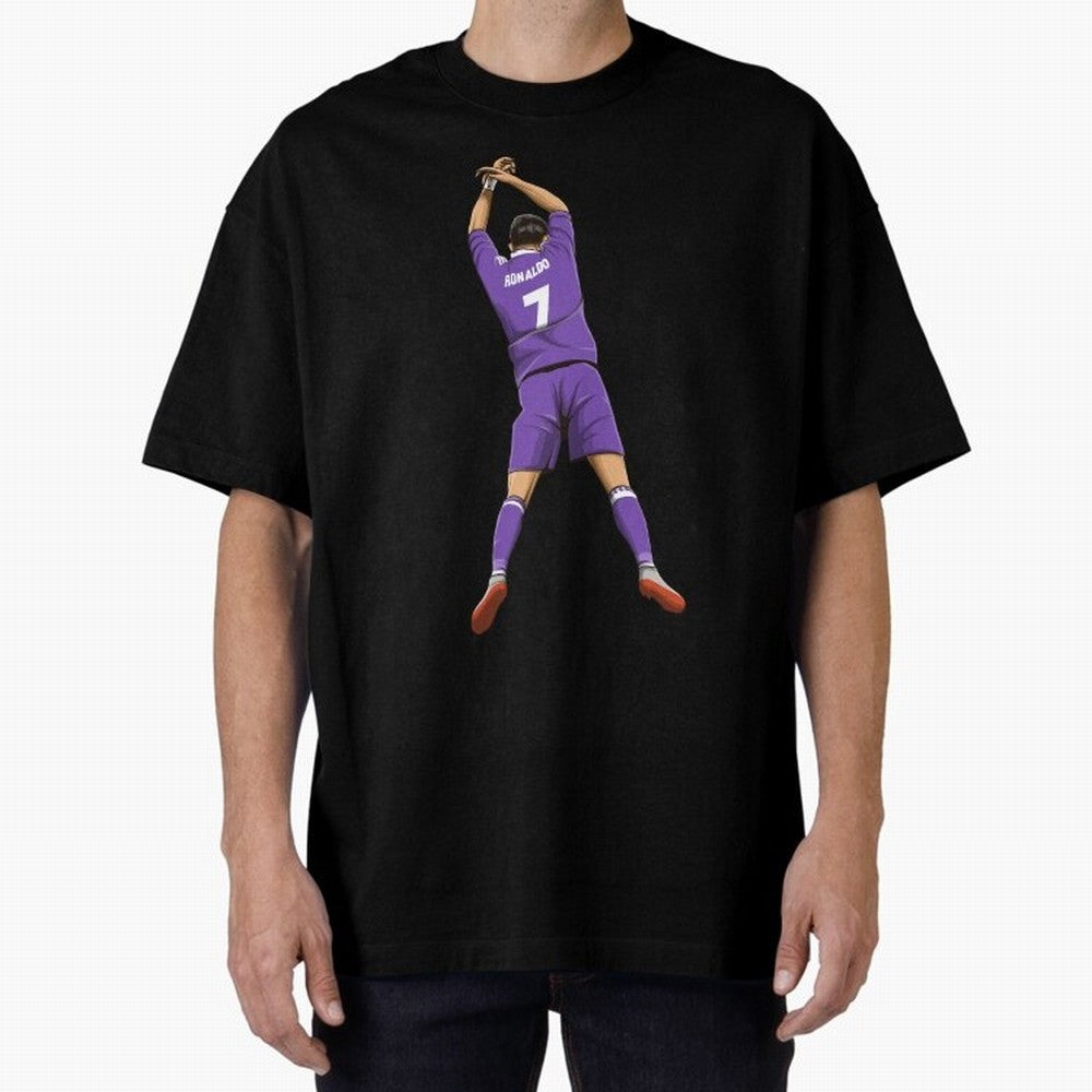 Cristiano Ronaldo Oversized T-Shirt Bring Home Match Day Hype around FIFA World Cup 2026 USA Canada Mexico, Messi, Neymar and Mbappe, England, France and Netherlands, Sports Nostalgia, International Competition, Famous Players and Unforgettable