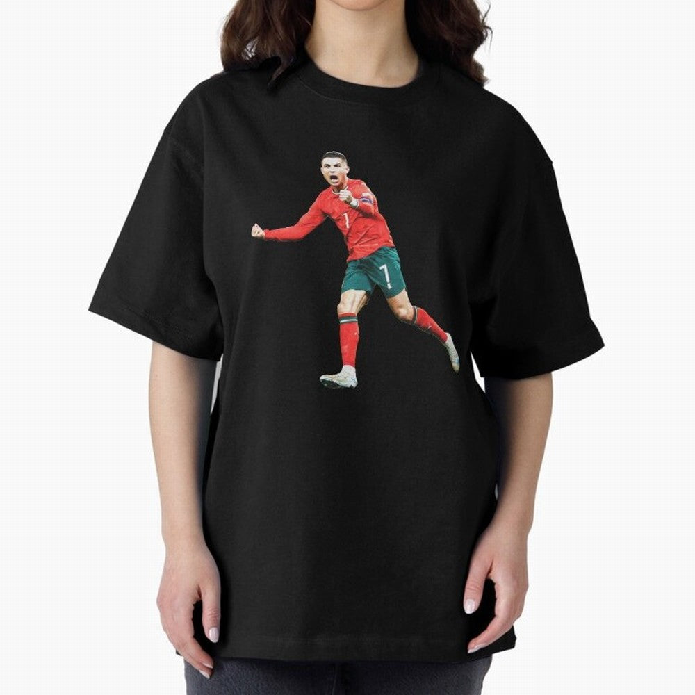 Cristiano Ronaldo Oversized T-Shirt Bring FIFA World Cup 2026 USA Canada Mexico Made for Neymar, Argentina, France and Brazil Energy, Soccer Culture, Superstar Moments, National Team Dreams and Competitive Fire; Ideal for Football Dads, Football