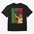 cristiano ronaldo 40th birthday tribute poster Oversized T-Shirt Celebrate the Road through FIFA World Cup 2026 Celebrating Messi, Argentina and Brazil Energy, Stadium Chants, National Pride, Trophy Dreams and Unforgettable Football Memories; Made