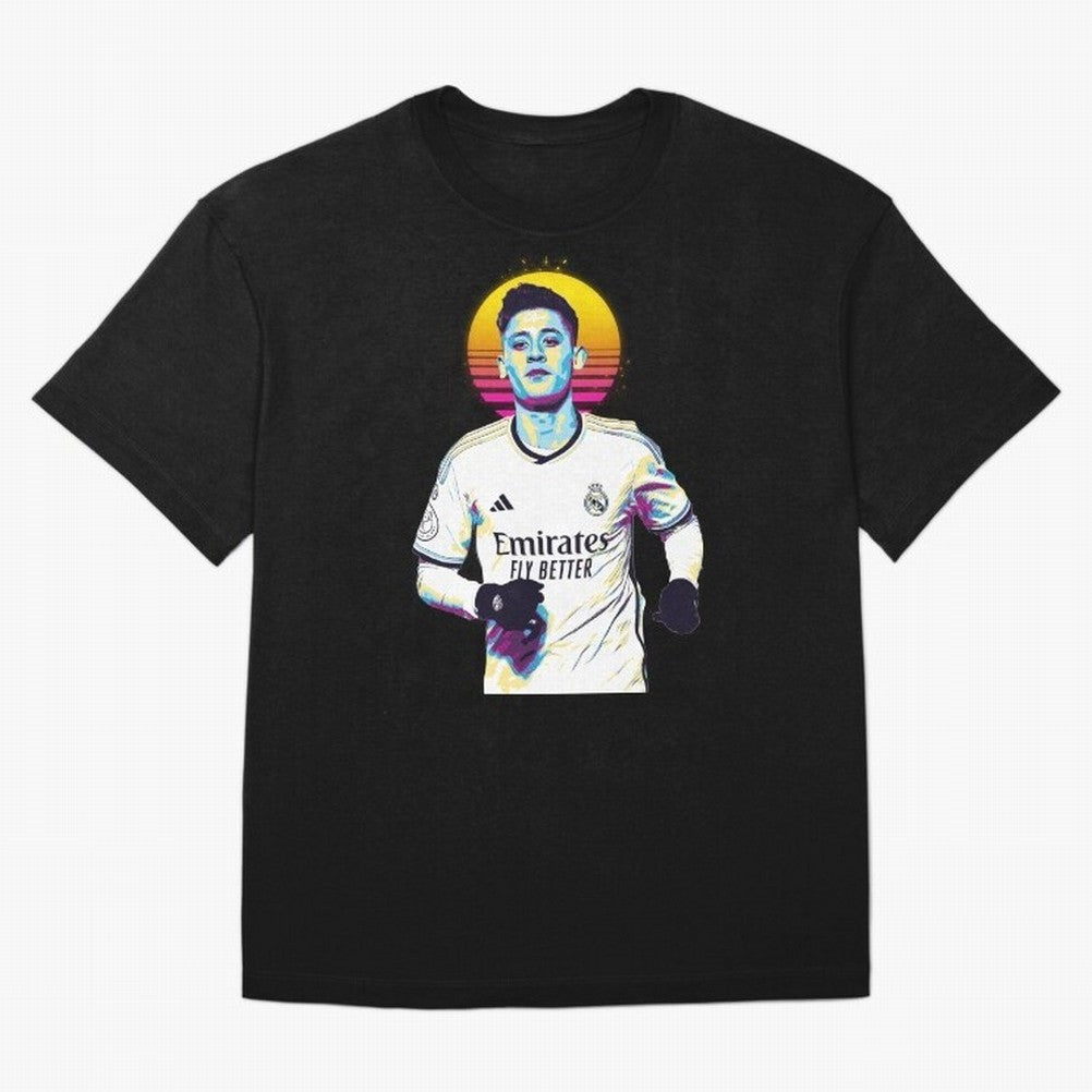 Arda Guler retro 80s Oversized T-Shirt Feel the Heartbeat of FIFA World Cup 2026 Group Stage for Fans of Haaland and England and Germany, Bringing Football Passion, Legendary Performances, Festival Vibes and Supporter Community; Created for Match