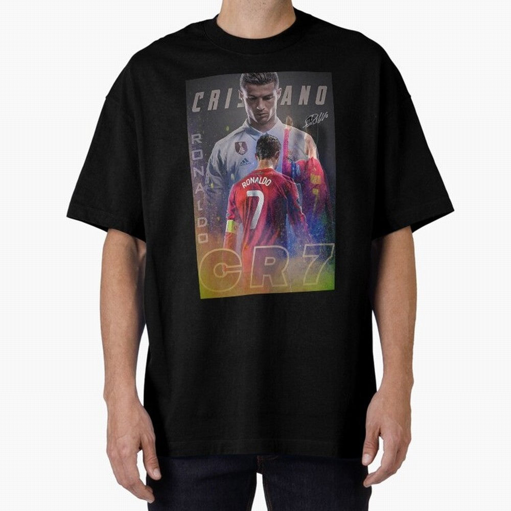 CR7 Oversized T-Shirt Join FIFA World Cup 2026 USA Canada Mexico Spirit, Driven by Germany, Messi, Neymar and Mbappe, Soccer Culture, Superstar Moments, National Team Dreams and Competitive Fire; Perfect for Supporters Who Want Bold Football