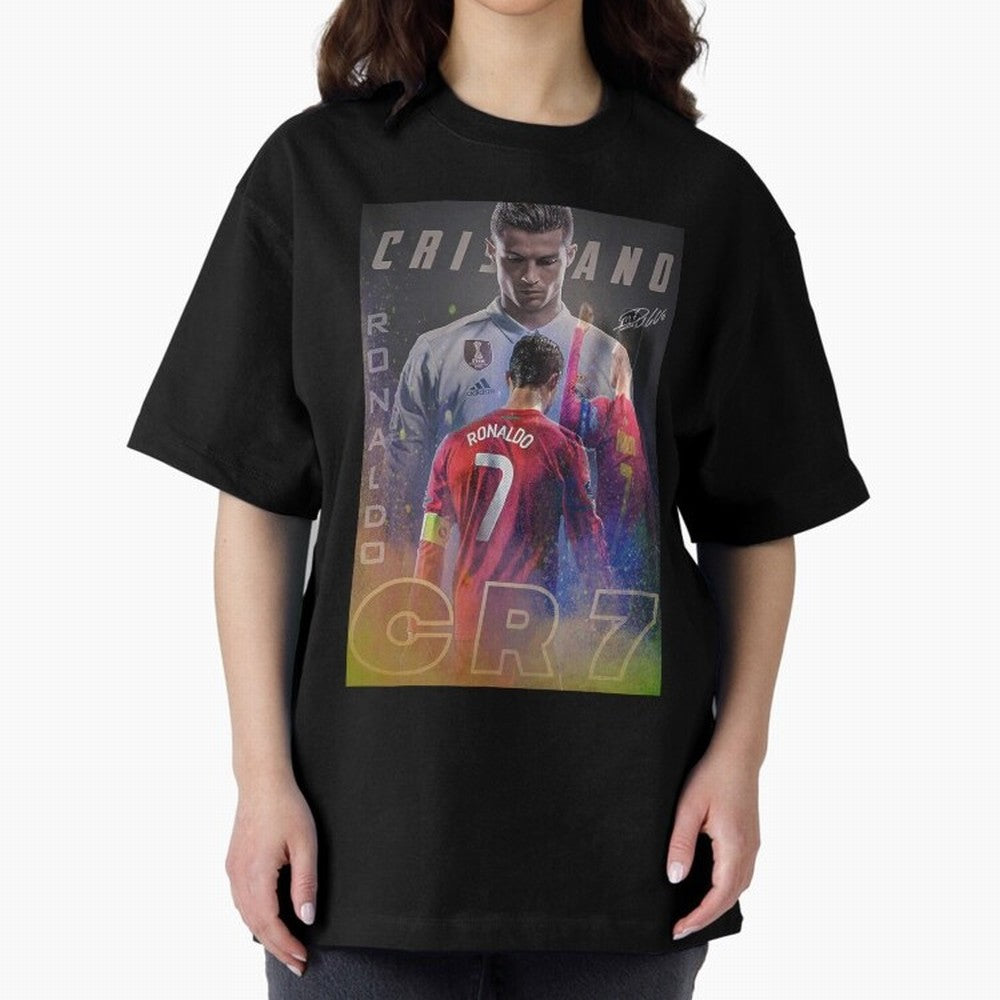CR7 Oversized T-Shirt Join FIFA World Cup 2026 USA Canada Mexico Spirit, Driven by Germany, Messi, Neymar and Mbappe, Soccer Culture, Superstar Moments, National Team Dreams and Competitive Fire; Perfect for Supporters Who Want Bold Football