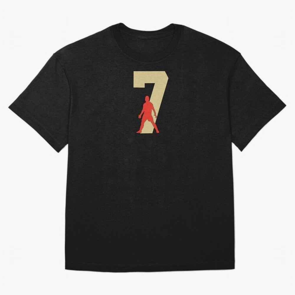 Ronaldo 7 Soccer Icon Oversized T-Shirt Show Support during Match Day Hype around FIFA World Cup 2026, CR7, Portugal, Spain and Germany, Football History, Final Match Energy, Crowd Noise and Once in a Lifetime Moments; Made for Die Hard Supporters,