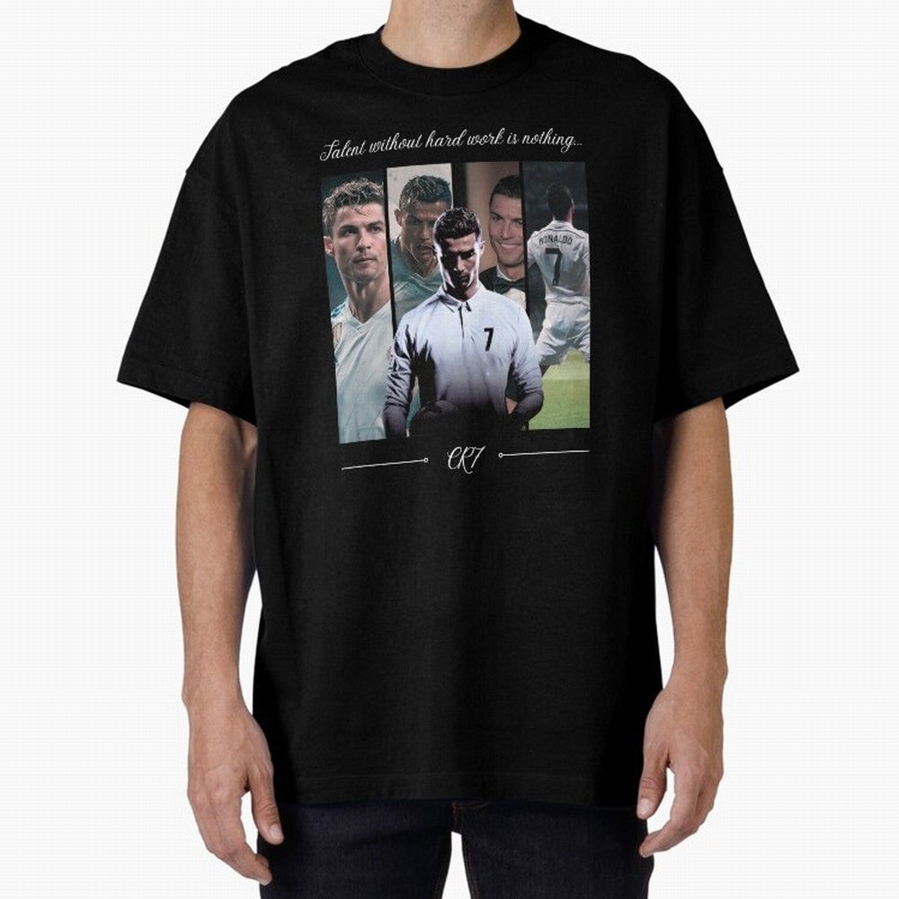 Ronaldo CR7 Oversized T-Shirt Carry the Colors and Pride of the FIFA World Cup 2026 Journey through Cristiano Ronaldo, Haaland and CR7 Highlights, France and Portugal Pride, Vintage Soccer Flavor, Modern Football Stars, National Flags and Final