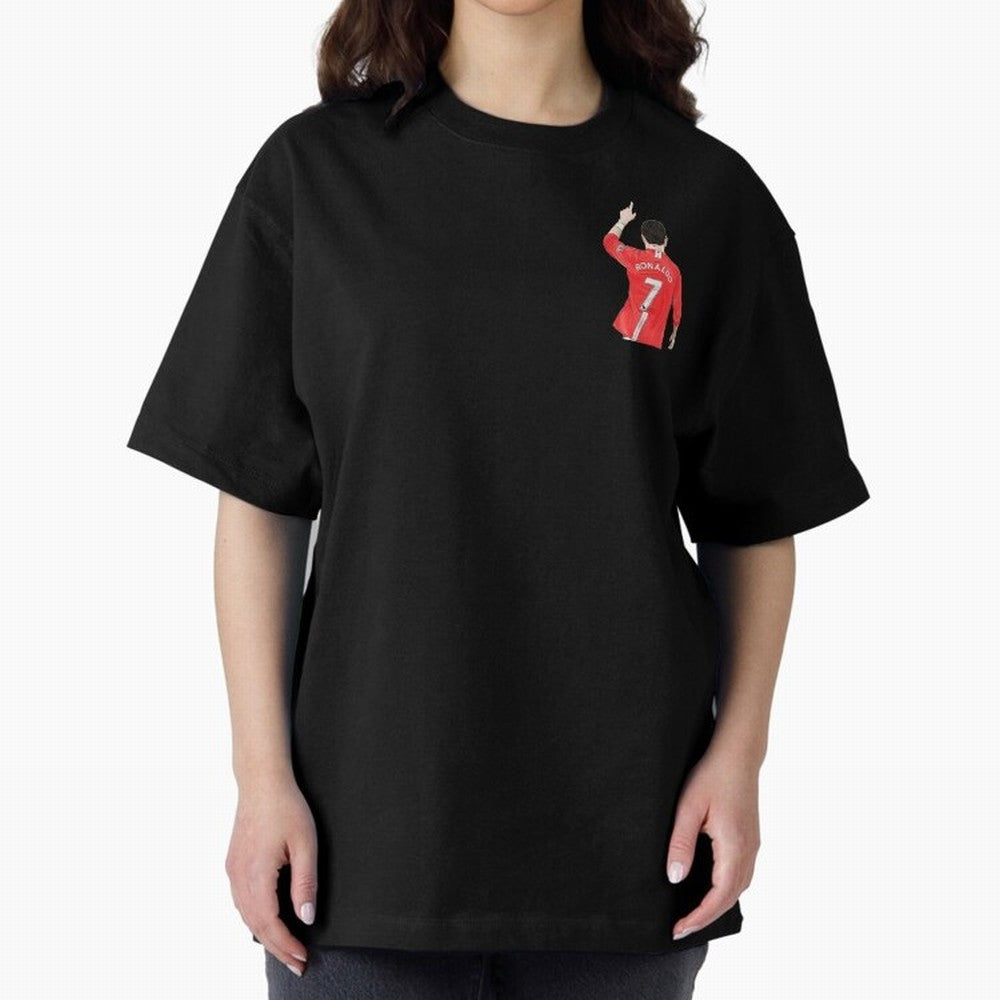 Cristiano Ronaldo CR7 Oversized T-Shirt Bring Trophy Dreams to Global Football Passion for FIFA World Cup 2026, Made for Messi, CR7 and Mbappe, England, Global Supporter Spirit, Legendary Goals, National Colors and Tournament Celebration; Ideal for