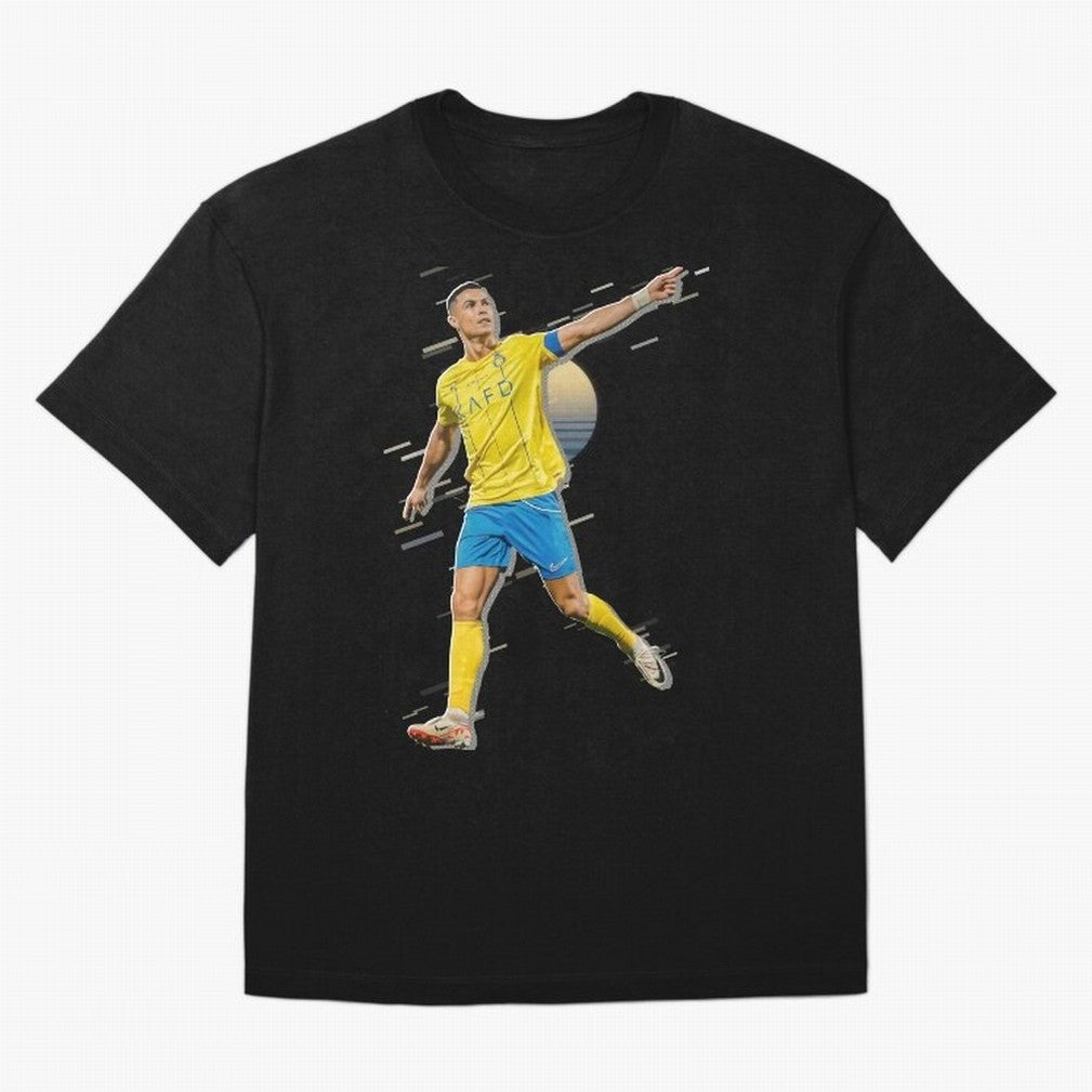 Ronaldo al nassr Oversized T-Shirt Carry FIFA World Cup 2026 for Fans of CR7 and Messi and Portugal, Bringing Football History, Final Match Energy, Crowd Noise and Once in a Lifetime Moments; Ideal for Fans Who Follow Messi, Cristiano Ronaldo, CR7,