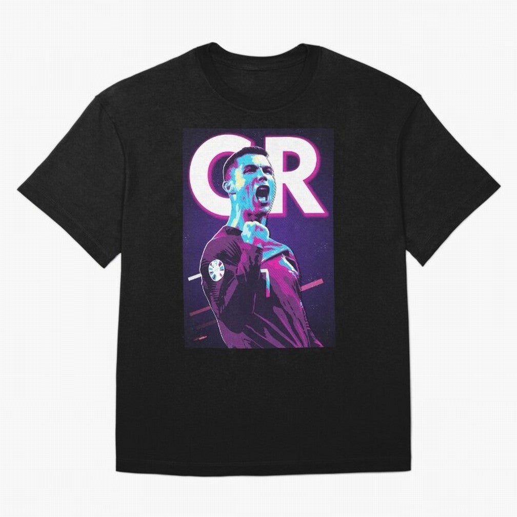 Ronaldo Oversized T-Shirt Celebrate Global Football Passion for FIFA World Cup 2026 USA Canada Mexico, Centered on CR7, Brazil, Portugal and Argentina, Game Day Rituals, Football Legends, Country Pride and the Road to the Final; Ideal for Fans Who