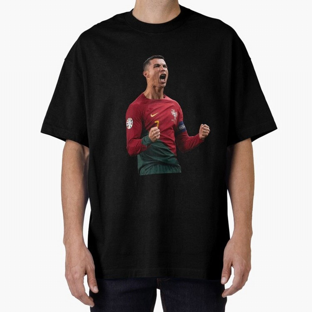 Cristiano Ronaldo T-Shirt Oversized T-Shirt Represent Fans Who Live for Match Day Hype around FIFA World Cup 2026 USA Canada Mexico, Messi, Neymar and Mbappe, England, France and Netherlands, Fan Favorite Moments, National Team Passion, Big Match