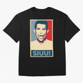 Ronaldo Siuu! - Hope Oversized T-Shirt Make Every Match About FIFA World Cup 2026 Group Stage Spirit, Filled with Brazil, Messi, Fan Favorite Moments, National Team Passion, Big Match Drama and Soccer History; Ideal for Fans Who Follow Messi,